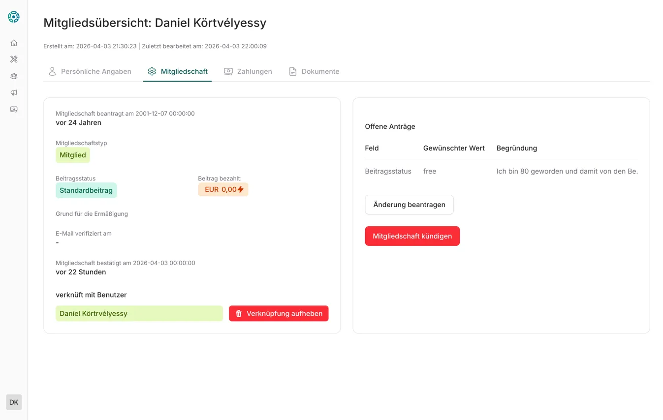 Mitglied – Mitgliedschaft